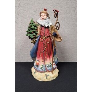 Christmas 11 in Resin Santa Figurine Menards Style/SKU-288-0371